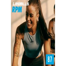 [Hot Sale]2020 Q2 Les Mills RPM 87 New Release 87 DVD, CD & Notes